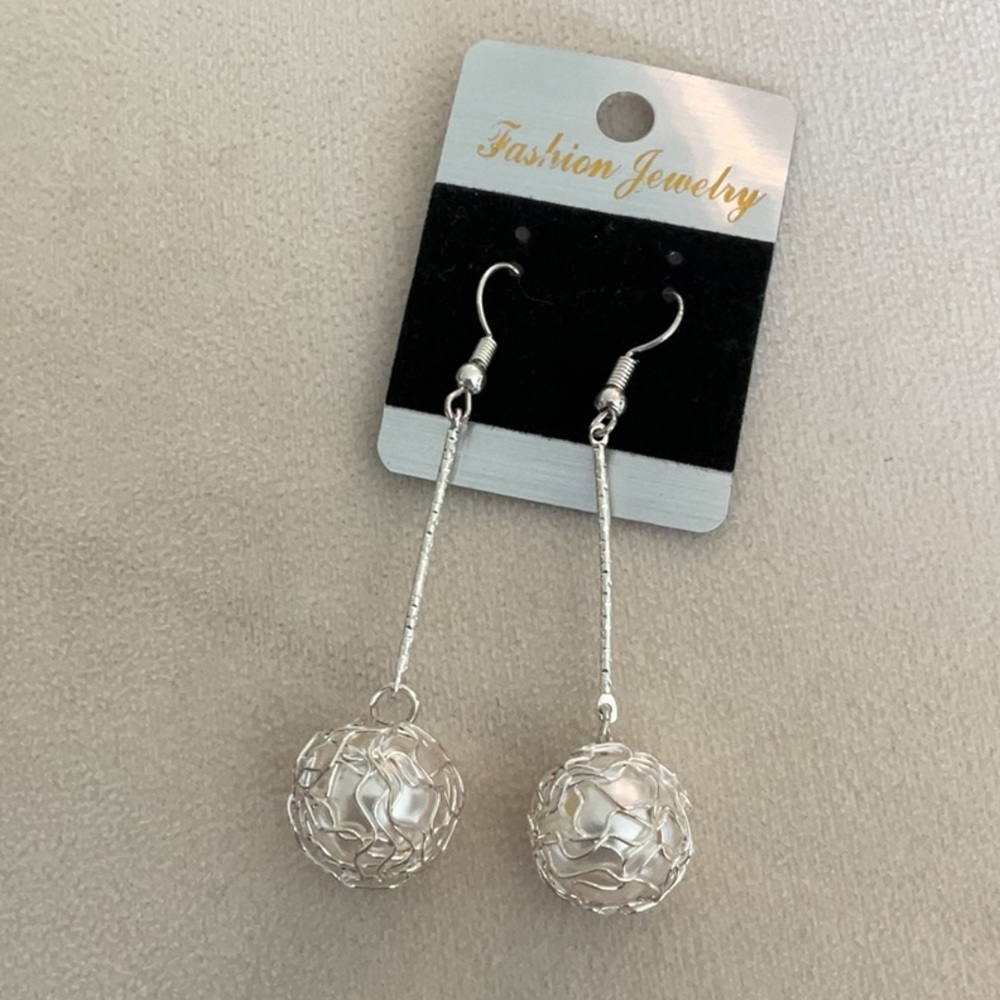 Silver earring